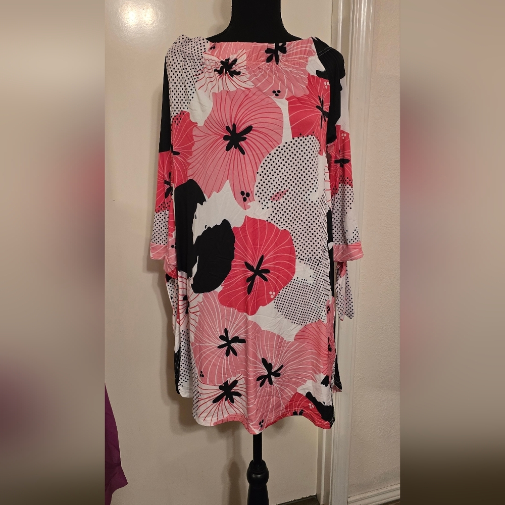 #1309 Beyond this plane women's floral dress